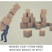 Where can I find FREE Moving Boxes in NYC?